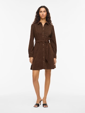 VILA - Vestido camisero 'VIELSA' en marrón