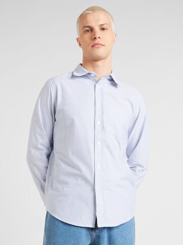 Coupe regular Chemise AÉROPOSTALE en bleu : devant