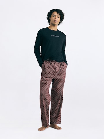 Calvin Klein Пижама длинная в Черный