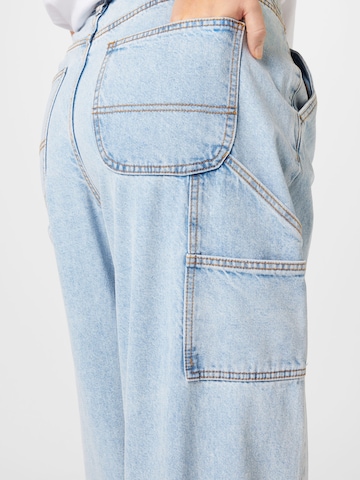 Cotton On Curve Szeroka nogawka Jeansy 'CARPENTER' w kolorze niebieski