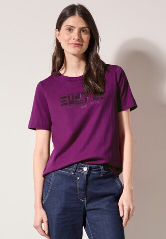 CECIL T-Shirt in Lila: Vorderseite