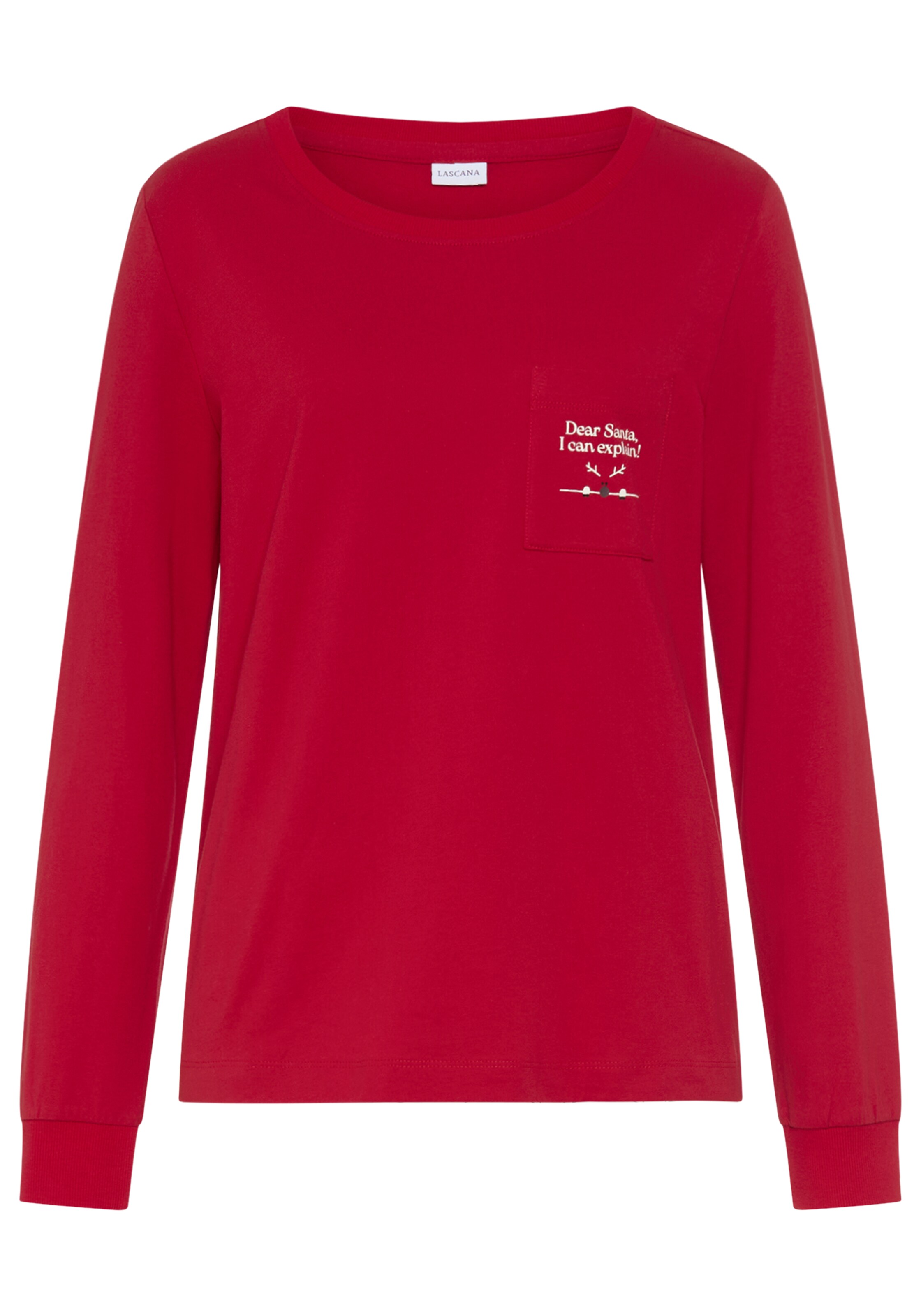 LASCANA - Pijama en rojo: frente