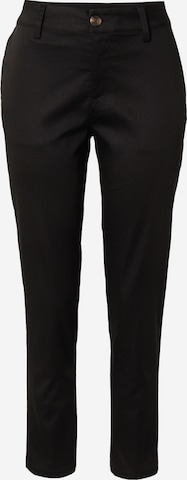 CULTURE - regular Pantalón chino 'Caya' en negro: frente