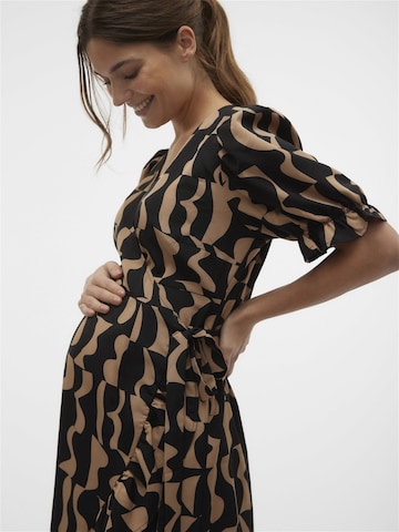 Robe MAMALICIOUS en marron