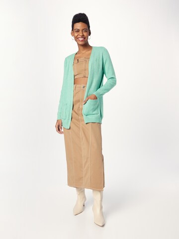 Cardigan 'LESLY' ONLY en vert