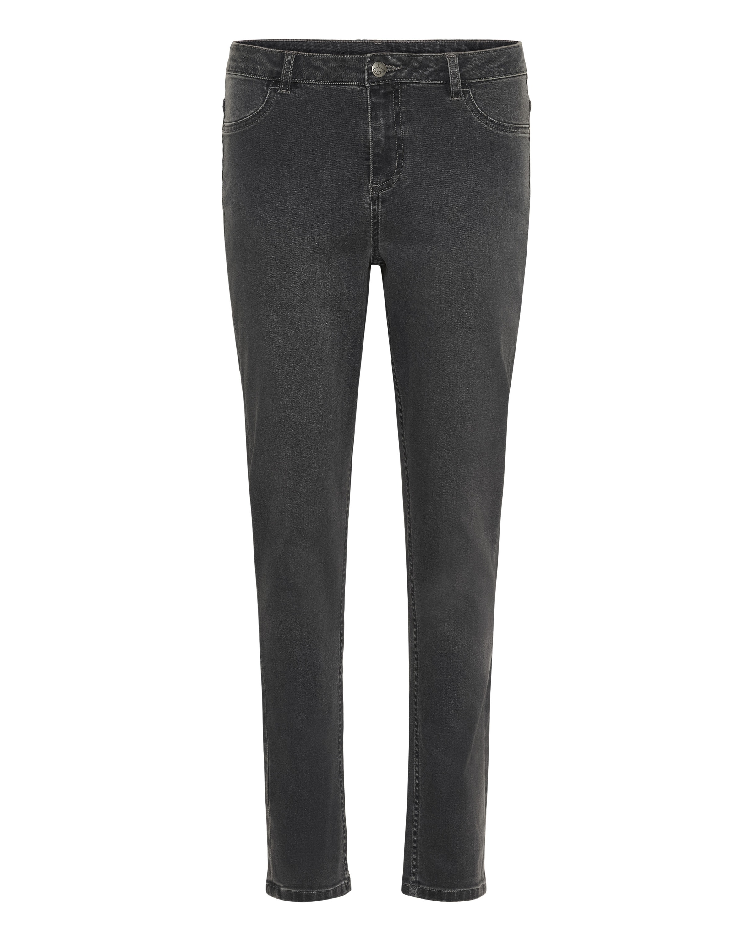 Kaffe Slimfit Jeans in Grau: Vorderseite