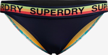 Bas de bikini Superdry en bleu : devant