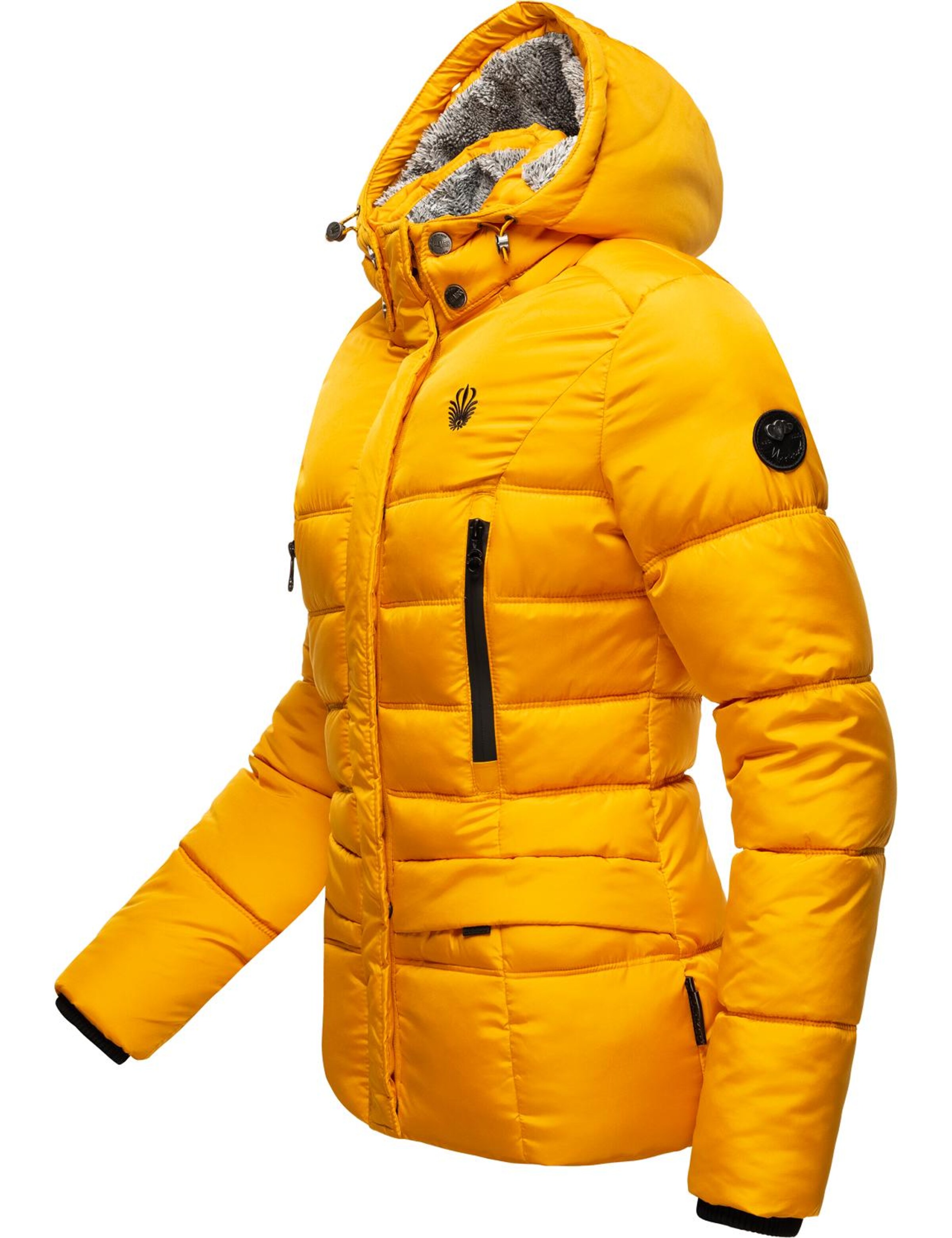 MARIKOO Winter jacket 'Loveleen' in Yellow