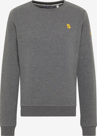 Schmuddelwedda Sweatshirt in Grijs: voorkant