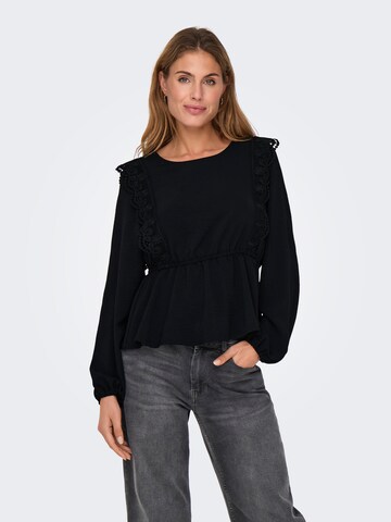 Camicia da donna 'ONLMette' di ONLY in nero: frontale