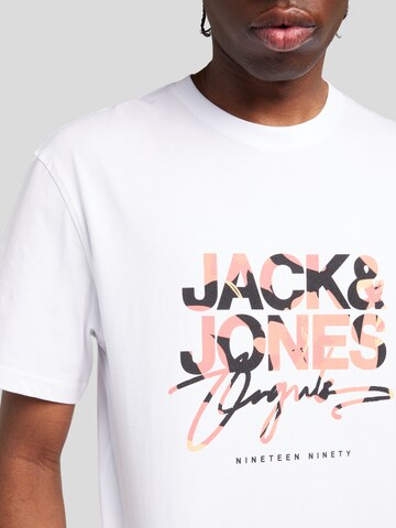 T-Shirt 'ARUBA' JACK & JONES en blanc