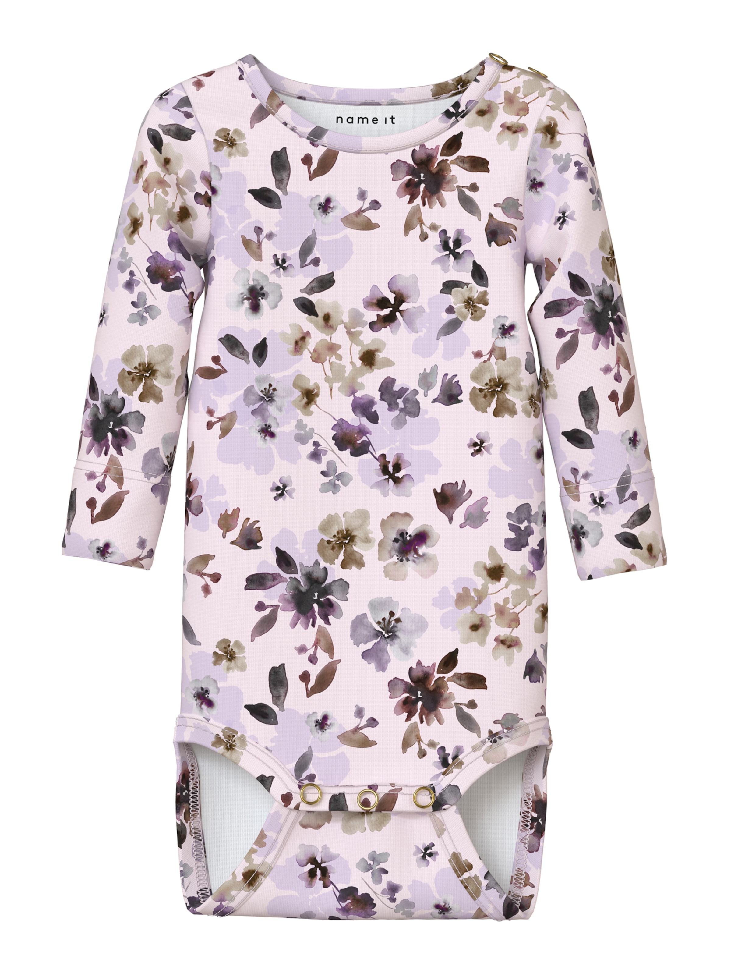 NAME IT - Pijama entero/body en rosa: frente