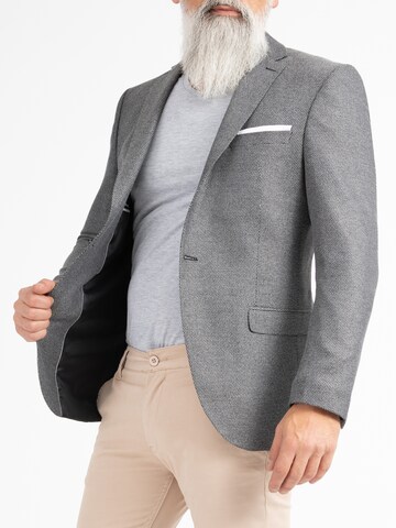 Indumentum Slim Fit Sakko in Schwarz: Vorderseite
