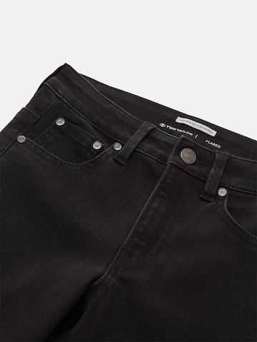 TOM TAILOR Flared Jeans in Black