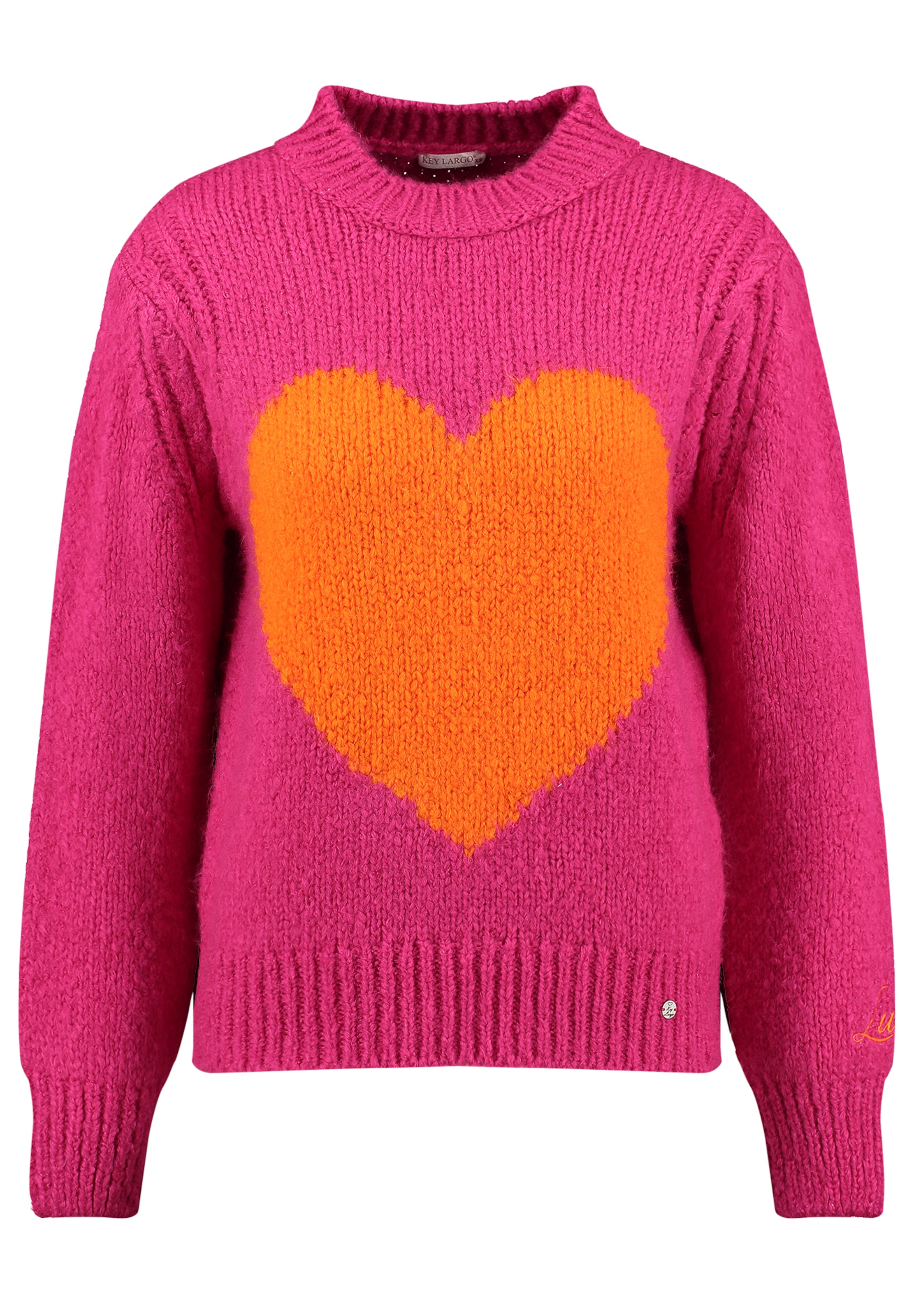 Key Largo Пуловер 'Feeling' в оранжево / розово, Преглед на продукта