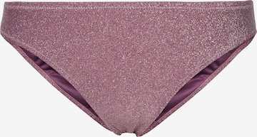 PIECES - Cueca biquíni 'BLING' em roxo: frente