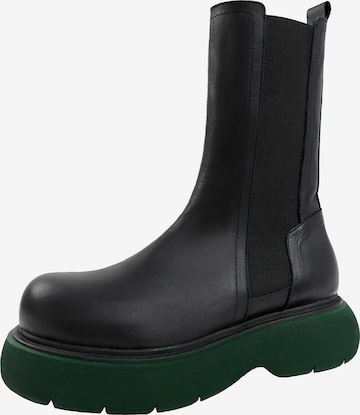 LERA NENA Chelsea boots 'Chunky' in Zwart: voorkant