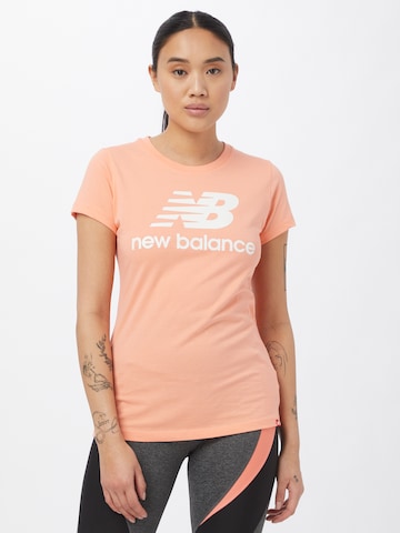 new balance T-shirt i orange: framsida