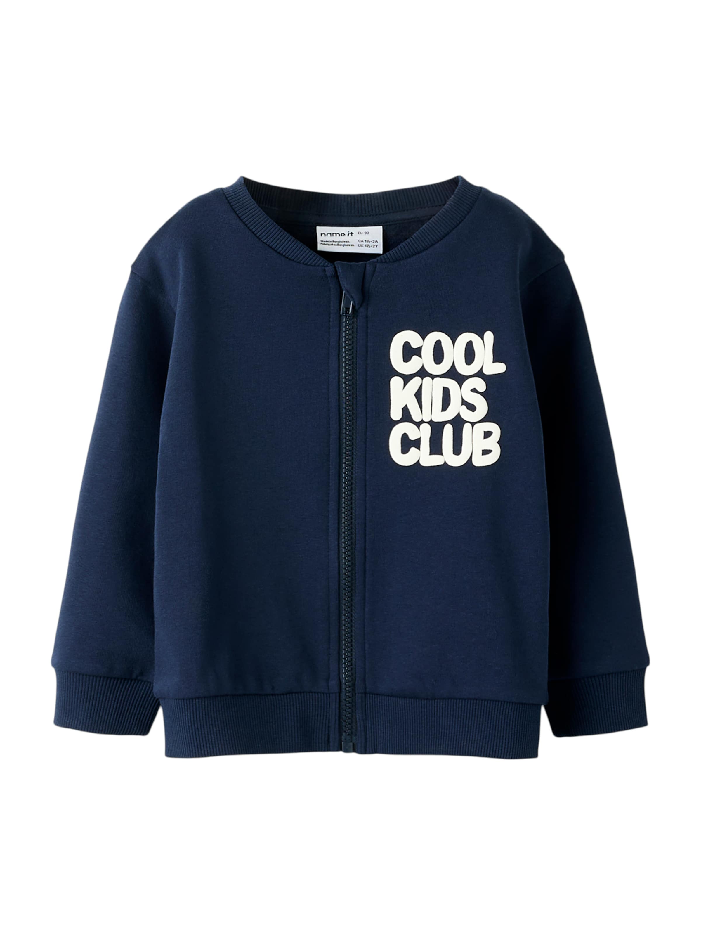 NAME IT Zip-Up Hoodie 'NMMNEIL' in Blue: front