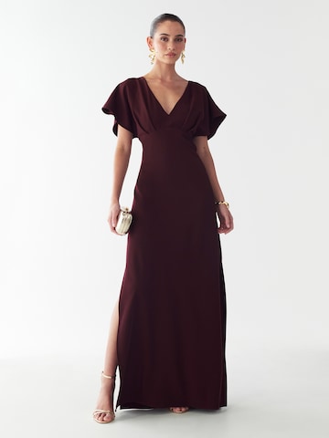 BWLDR Kleid 'Aura' in Rot: Vorderseite
