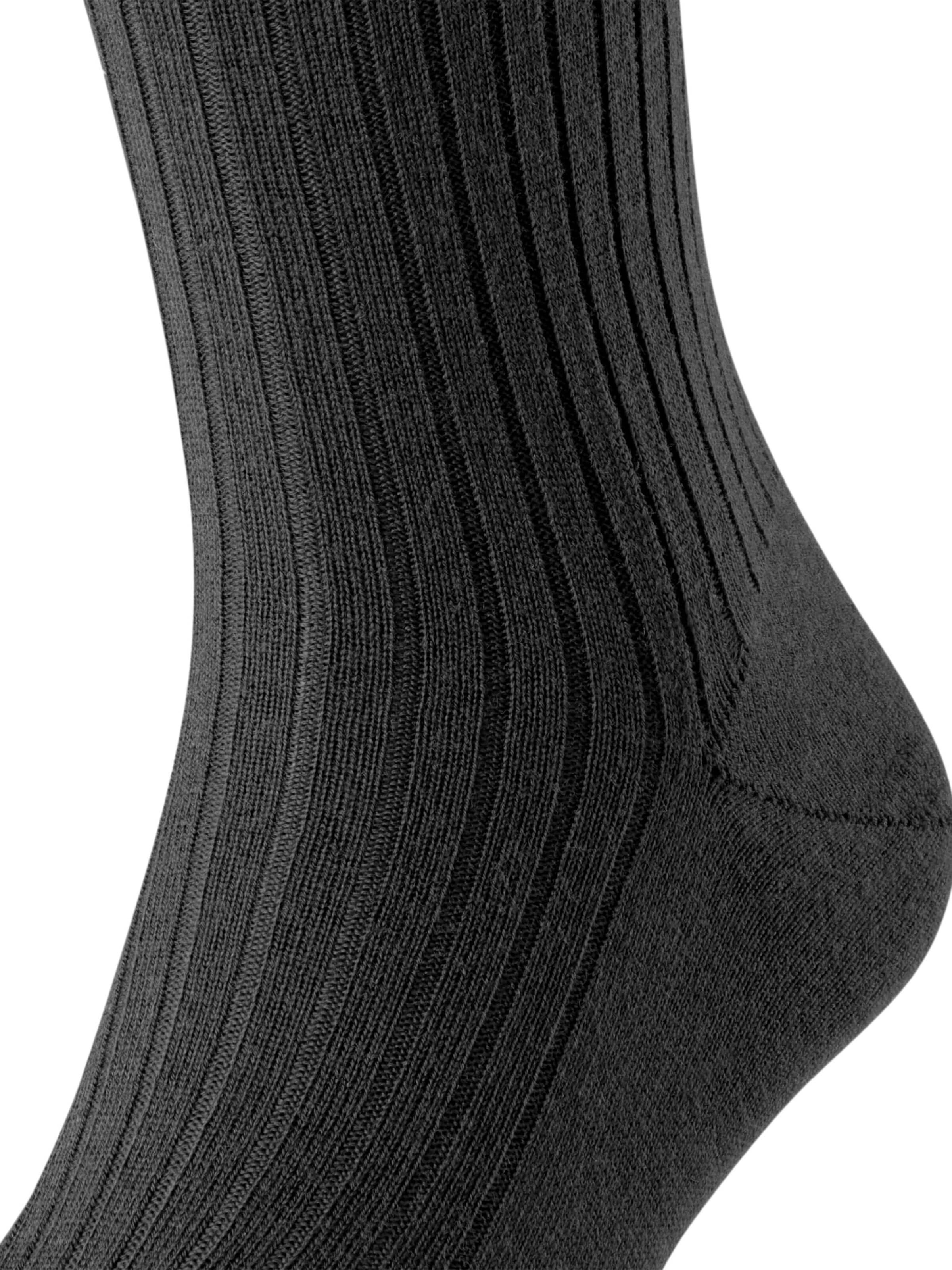 FALKE Knee High Socks 'Bristol Pure' in Black