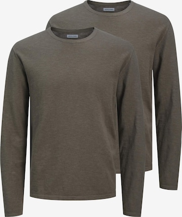 JACK & JONES Sweater 'Summer' in Brown: front