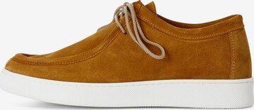 Boots chukka di CAFè NOIR in giallo: frontale