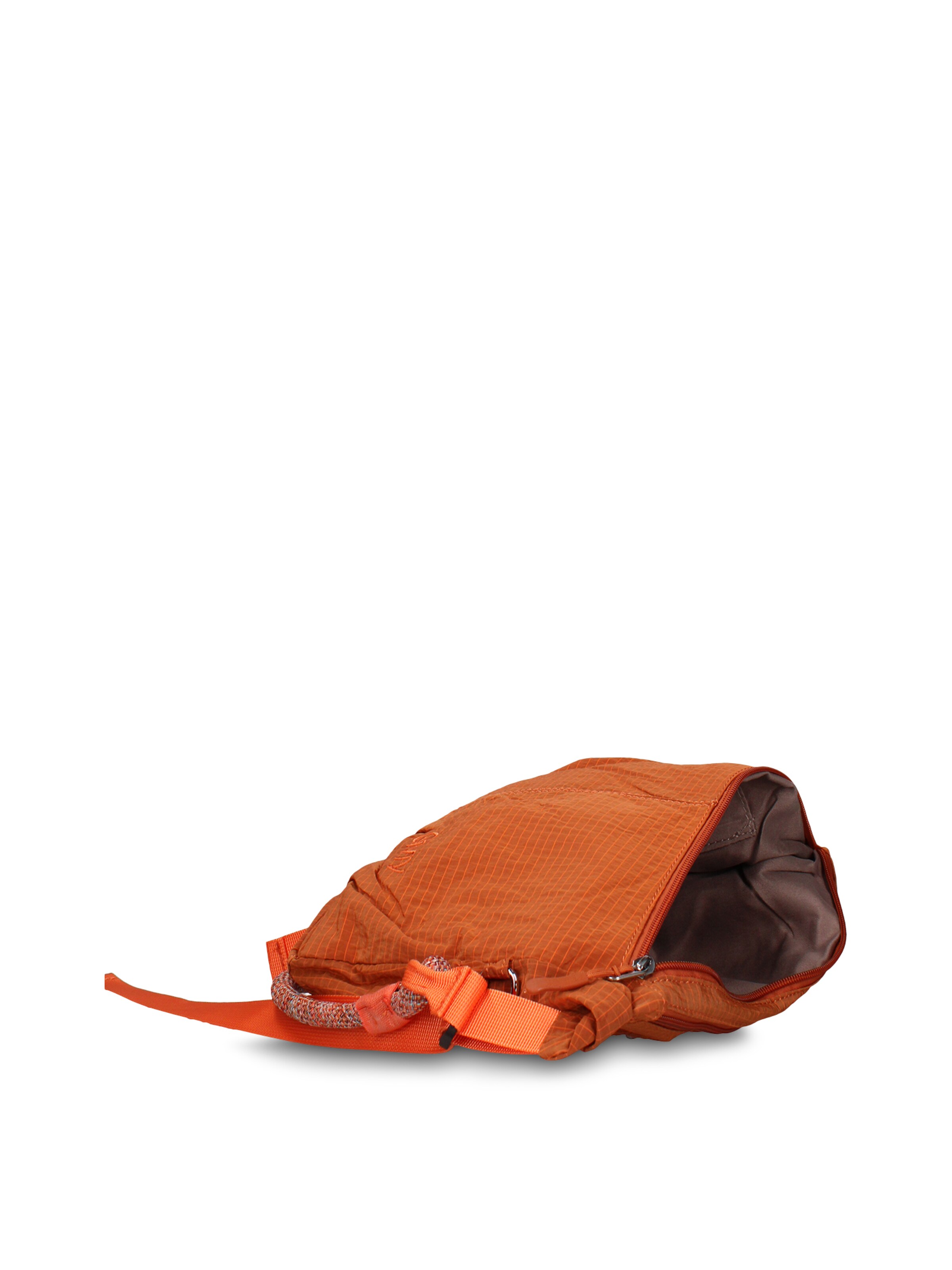 Borsa a spalla 'Borsa a Spalla Donna Gianmarco Venturi Pelle Vegana PU con Zip' di GianMarco Venturi in arancione