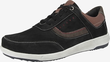 JOSEF SEIBEL Athletic Lace-Up Shoes 'Enrico 05' in Black: front