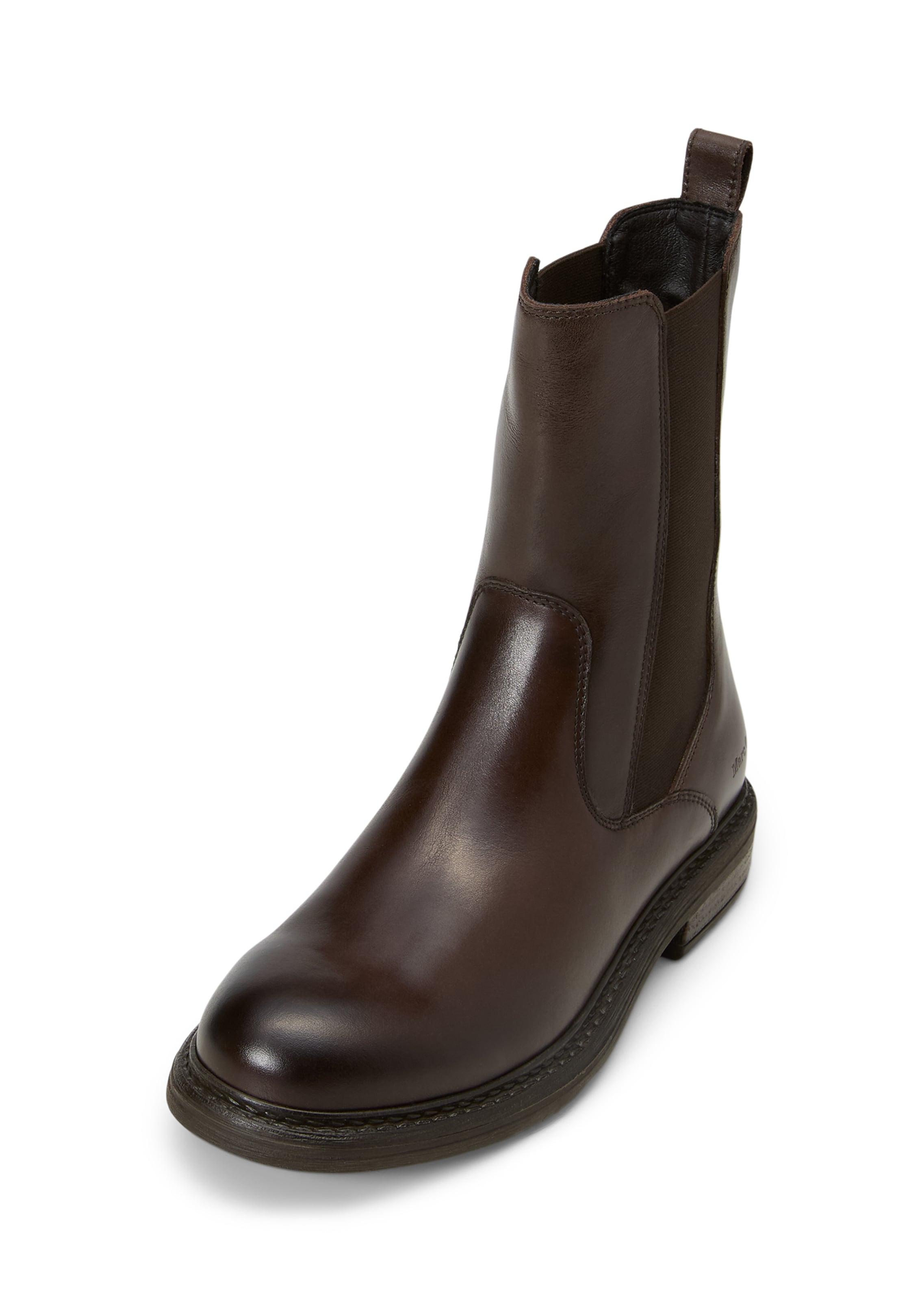 Marc O'Polo Chelsea boots in Brown: front
