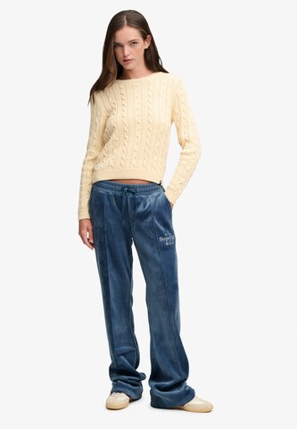 Superdry & Co - regular Pantalón en azul: frente