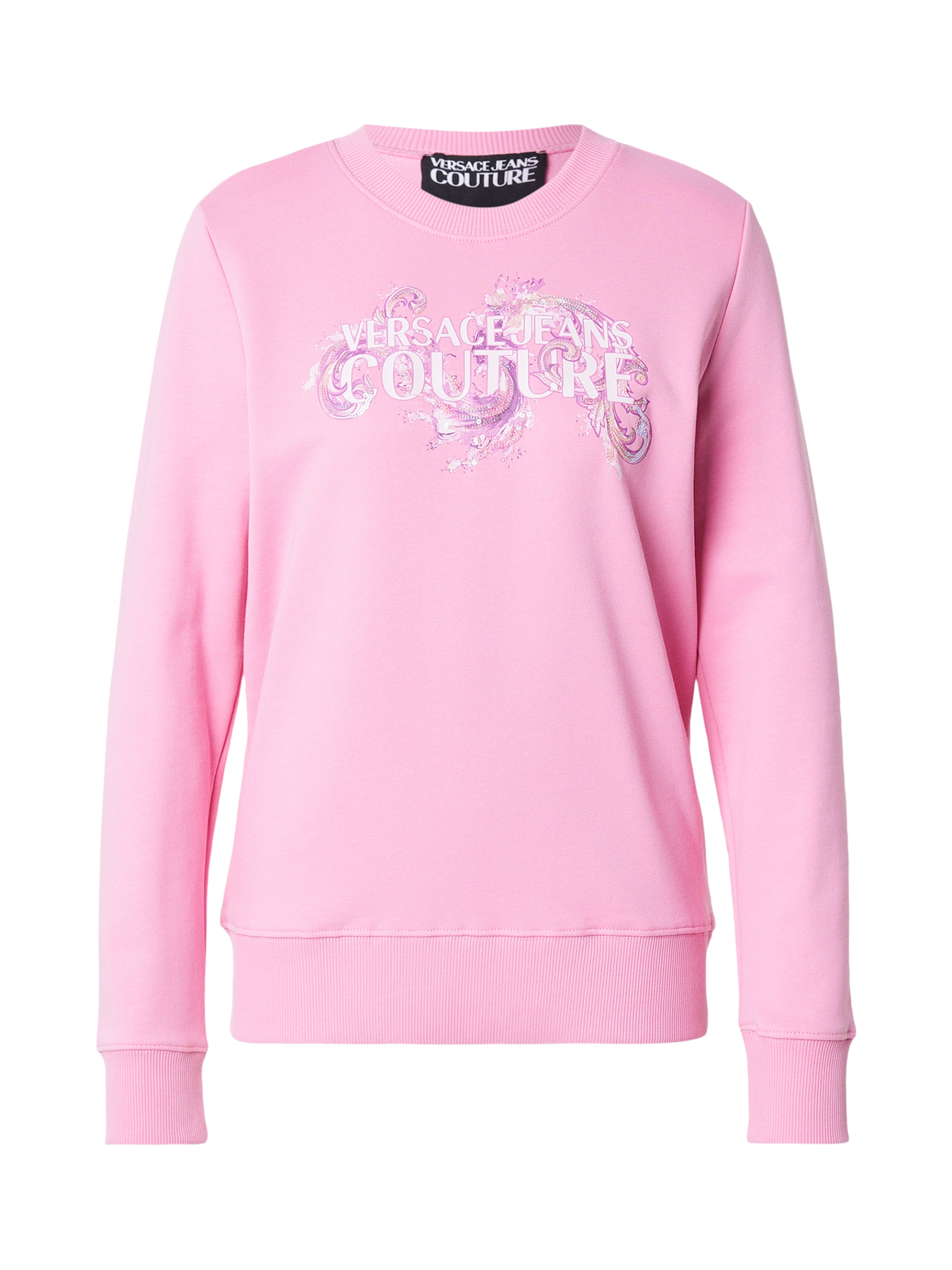Versace Jeans Couture Суичър в розово: отпред