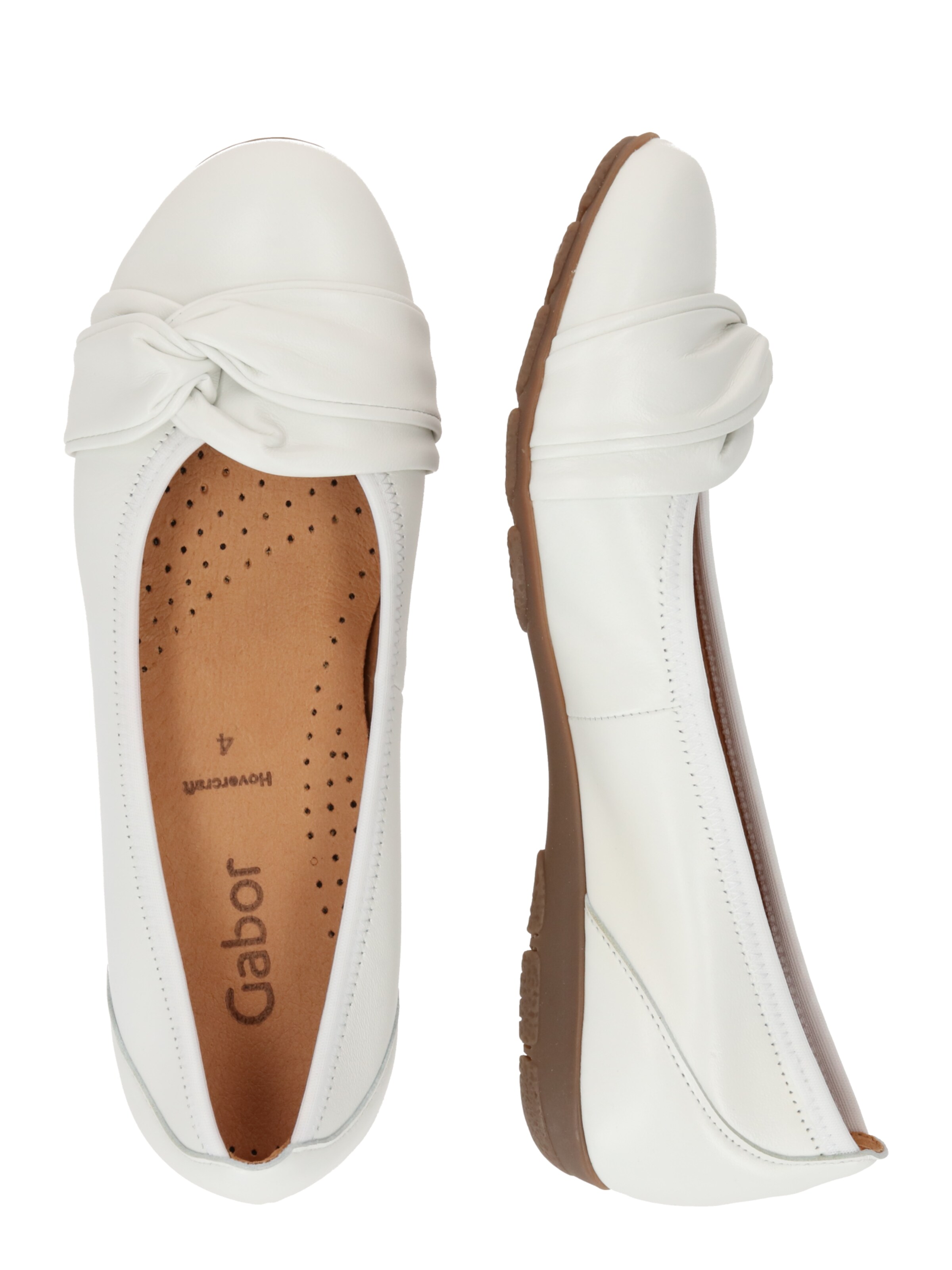 GABOR Ballerina in Weiß