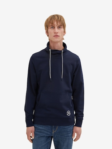 Sweat-shirt TOM TAILOR en bleu : devant