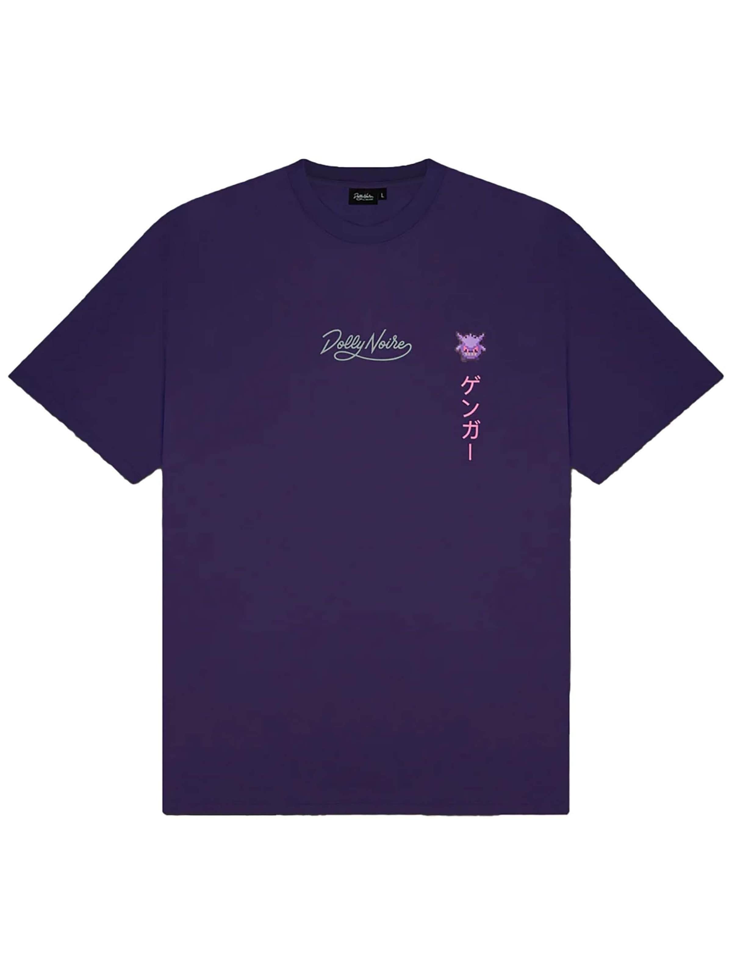 DOLLY NOIRE Shirt 'Gengar Evolution' in Purple: front