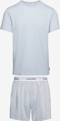 Calvin Klein Underwear Pyjama kurz in Blau: predná strana