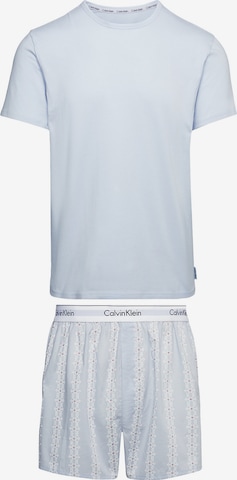 Calvin Klein Underwear Pyjama kurz in Blau: predná strana