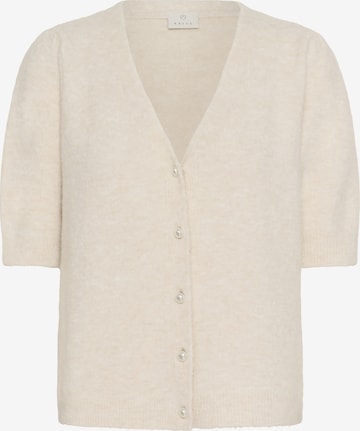 Cardigan 'Marina' Kaffe en beige : devant
