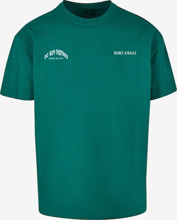 T-Shirt 'Barely Awake' Merchcode en vert : devant