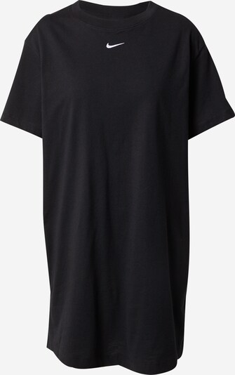 Nike Sportswear Šaty 'Essential' - čierna / biela, Produkt