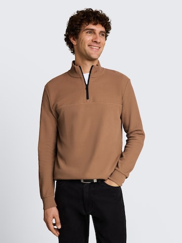 TOM TAILOR DENIM Shirt in Braun: Vorderseite