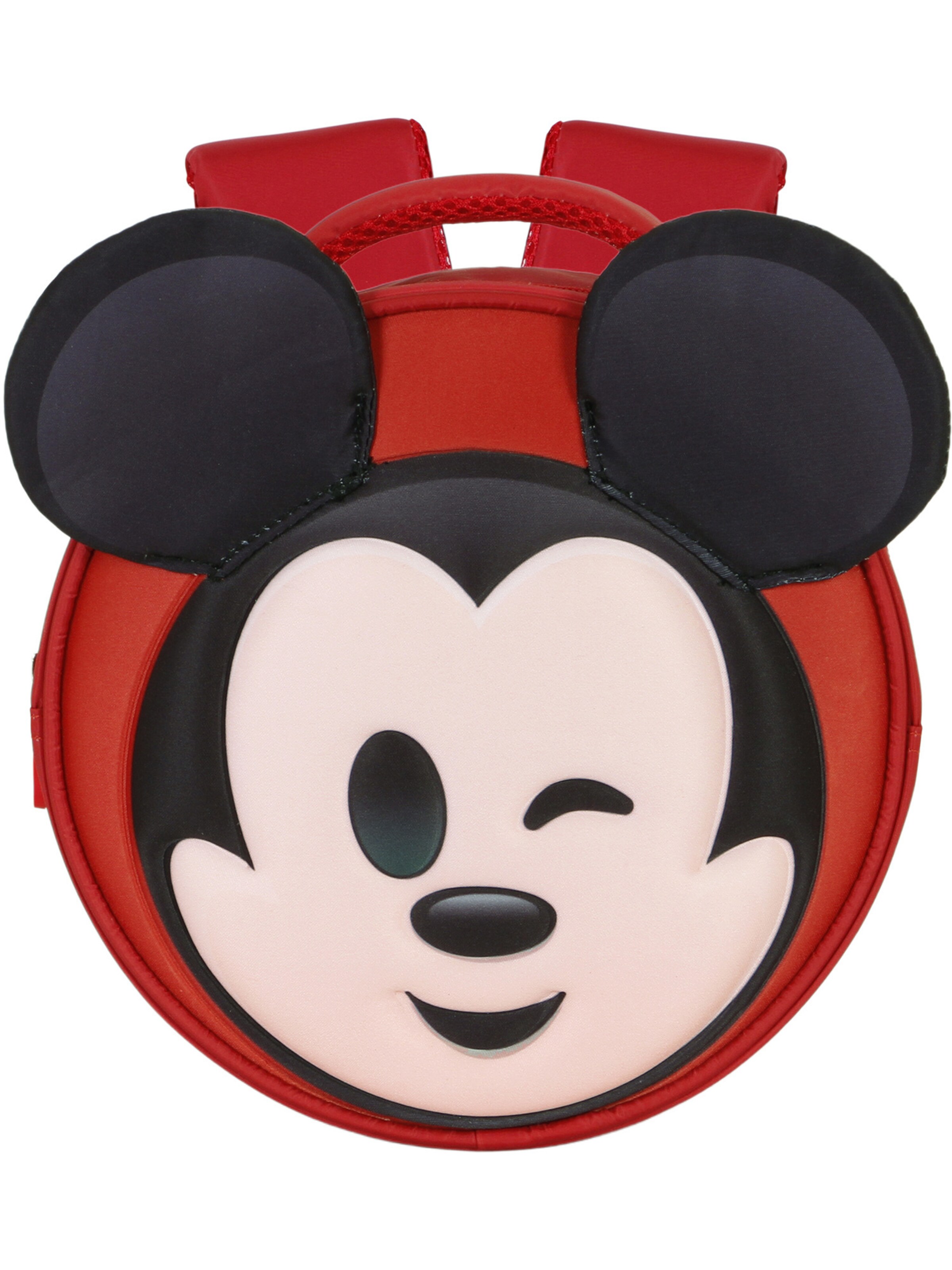 DISNEY Backpack 'Mickey Mouse Send-Emoji' in Red