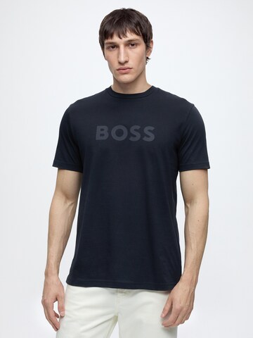 BOSS Shirt in Blauw: voorkant
