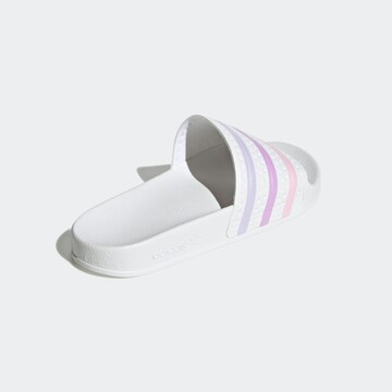 ADIDAS ORIGINALS Muiltjes 'Adilette' in Wit