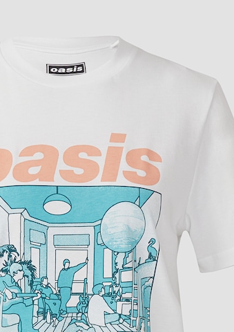 T-shirt QS en blanc