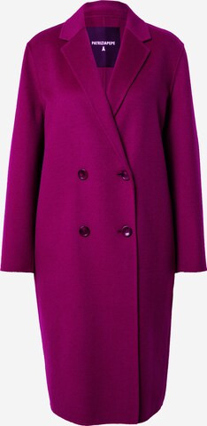 PATRIZIA PEPE - Sobretudo meia-estação 'CAPPOTTO' em roxo: frente