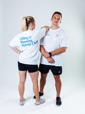 Lifters Oversizeshirt 'Hybrid Club Sport Unisex' in Weiß