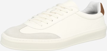 BOSS Matalavartiset tennarit 'Zarek' värissä valkoinen: etupuoli