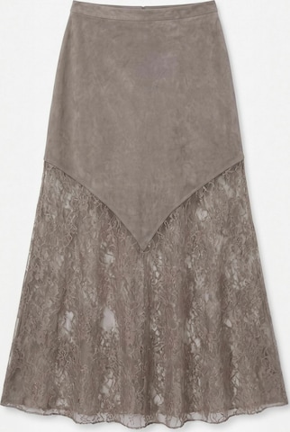 Opal Studio - Falda ' Luna ' en marrón: frente