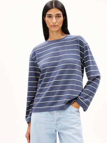 ARMEDANGELS Longsleeve 'MARYNAA' FINE STRIPE in Mischfarben: Vorderseite